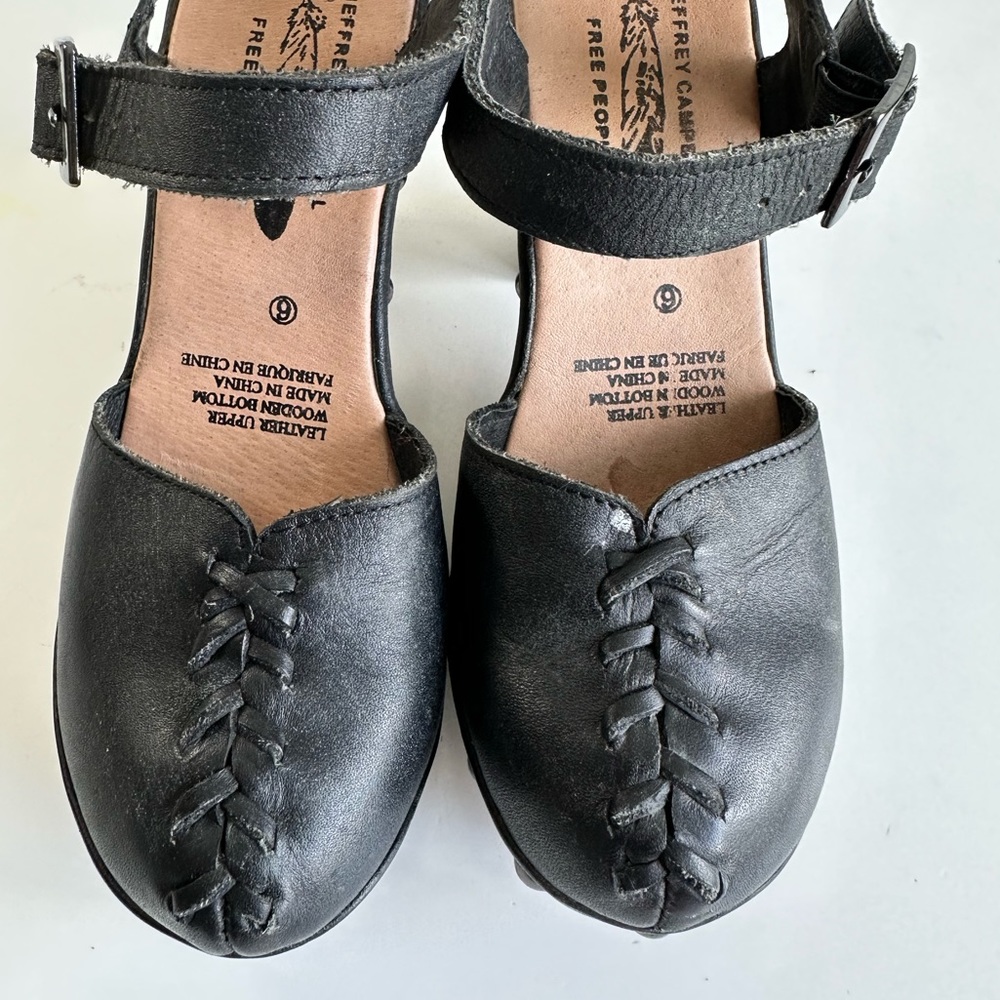 Free people sandal black size 6